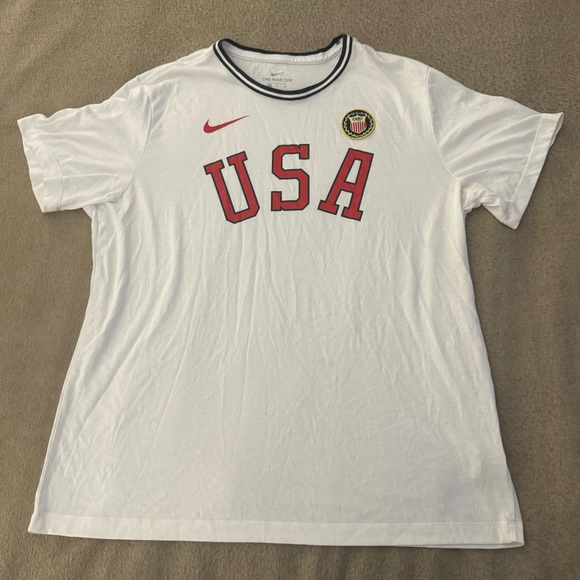 Nike Sportswear T-Shirt Team USA Olympics Olympic Patriotic Men's XL - Picture 2 of 8